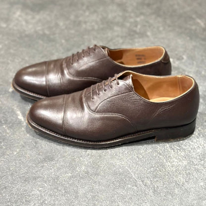 ロイドフットウェア レザーシューズ ストレートチップ  ダークブラウン  サイズUK6 Lloyd Footwear  約24.5cm【LA】【中古】