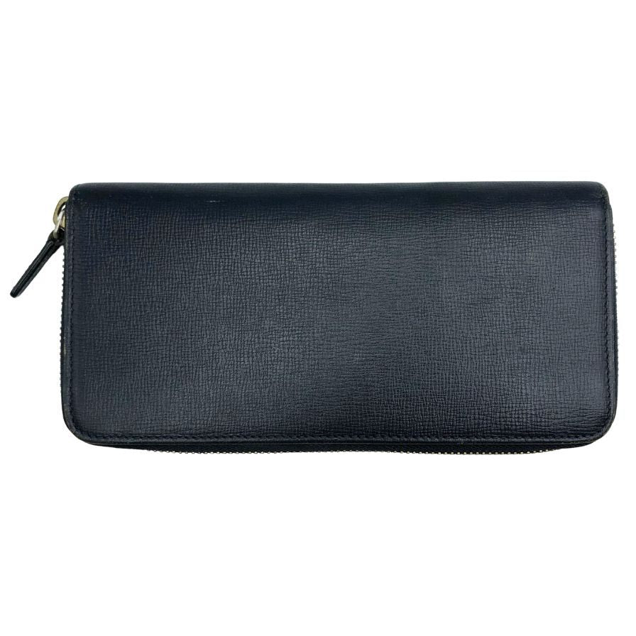 ダンヒル 長財布 ベルグレイブ ラウンドファスナー レザー ネイビー dunhill【AFI27】
