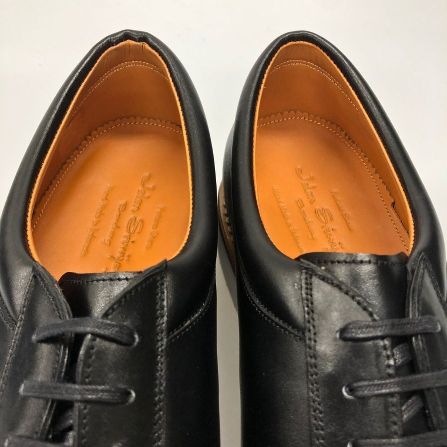 ジャランスリウァヤ レザースニーカー EXTRA LIGHT 990088 カーフ ブラック サイズ8 メンズ Jalan Sriwijaya Intelligence Shoes 約26.5cm【AFD15-2】
