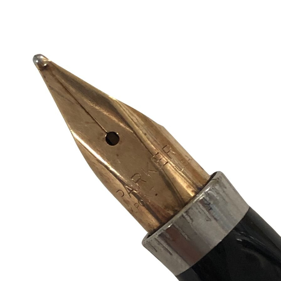 パーカー 万年筆 スターリングシルバー シズレ ペン先14K 格子柄 PARKER【AFI4】