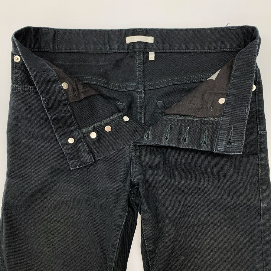 Dior homme メンズデニム　サイズ27 ディオール オム 22SS デニムパンツ ボタンフライ ブラック