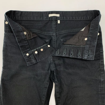 ディオール オム 22SS デニムパンツ ボタンフライ ブラック メンズ サイズ27 DIOR HOMME 【AFB38】