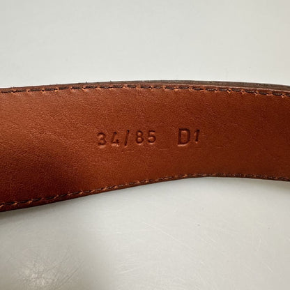 ハイランド レザーベルト ホーウィン シェル コードバン USA製 メンズ サイズ 34インチ 85cm ブラウン HIGHLAND HORWEEN【AFI20】