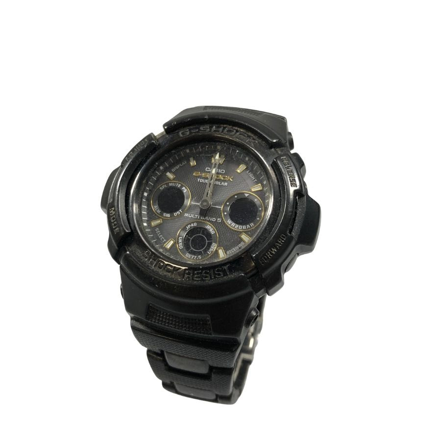 カシオ ジーショック 電波ソーラー ブラック メンズ AWG-100BC CASIO G-SHOCK【AFI16】