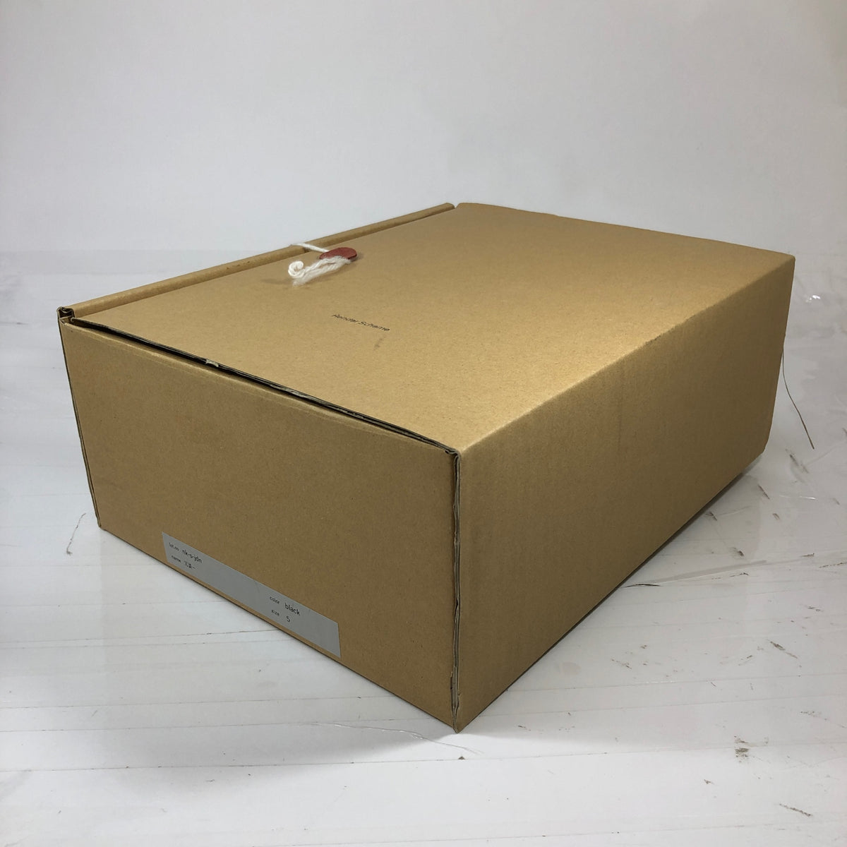 エンダースキーマ レザーブーツ 冗談一 ウイングチップ ブラック サイズ5 メンズ Hender Scheme 約26.5cm【AFD14】