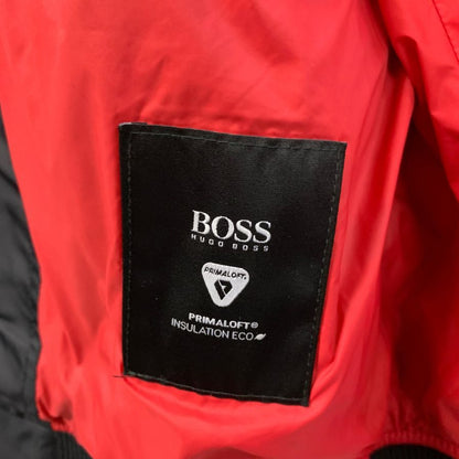 美品◆ヒューゴボス ボンバージャケット ブラック ナイロン メンズ サイズIT50 HUGO BOSS 【AFB19】