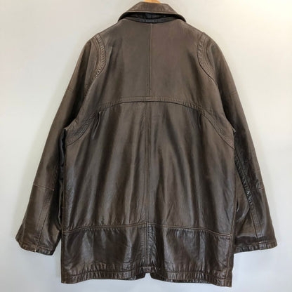 中古■ゲロム レザージャケット メンズ ブラウン サイズXL GEROME 【AFA7】