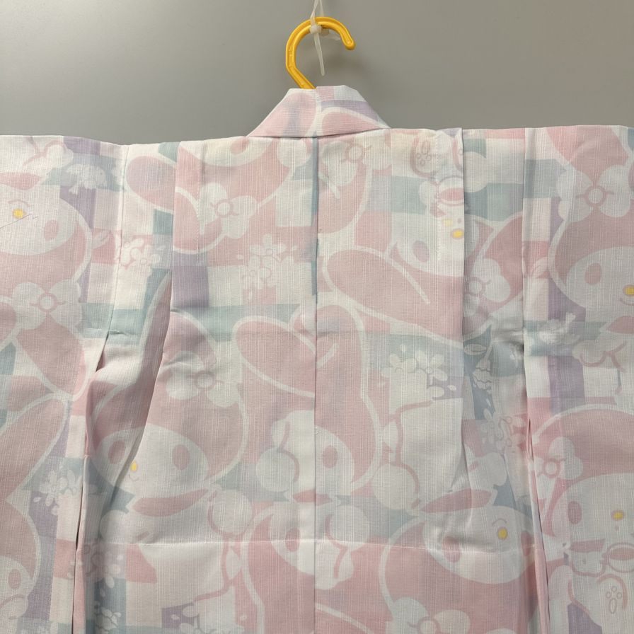 ふりふ 浴衣 サンリオ マイメロディ サイズ100 レディース キッズ ピンク系【AFB10】【中古】