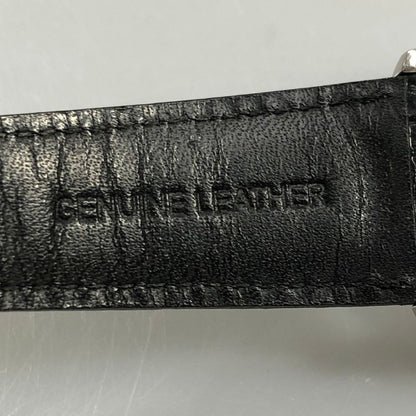 シチズン 腕時計 エコドライブ H415-S112907 アナログ 電波ソーラー 3針 シルバー 白文字盤 ブラック CITIZEN Eco-Drive【AFI20】