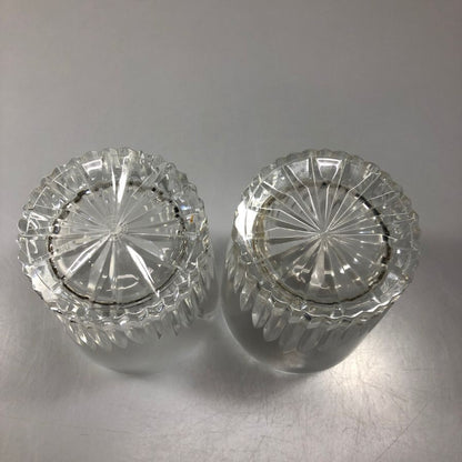 ウイスキー グラス 2客セット Cristallerie de montbronn France【AFI23】【中古】