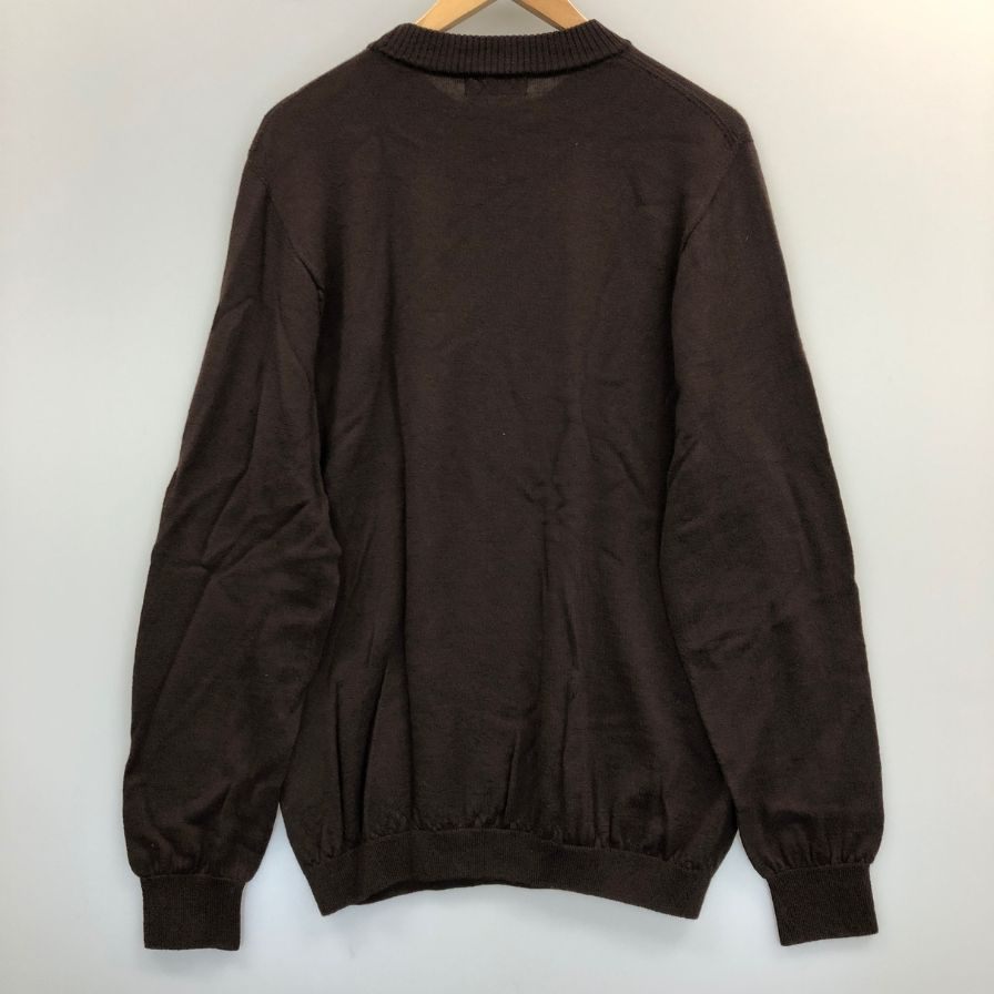 美品◆リナシェンテ ニット モックネック 長袖 ブラウン系 メンズ サイズ52 Rinascente 【AFB26】