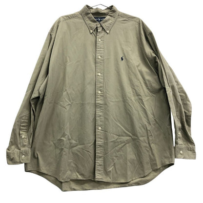 美品◆ラルフローレン ボタンダウンシャツ 90S BLAKE グリーン メンズ サイズXXL Ralph Lauren 【AFB10】
