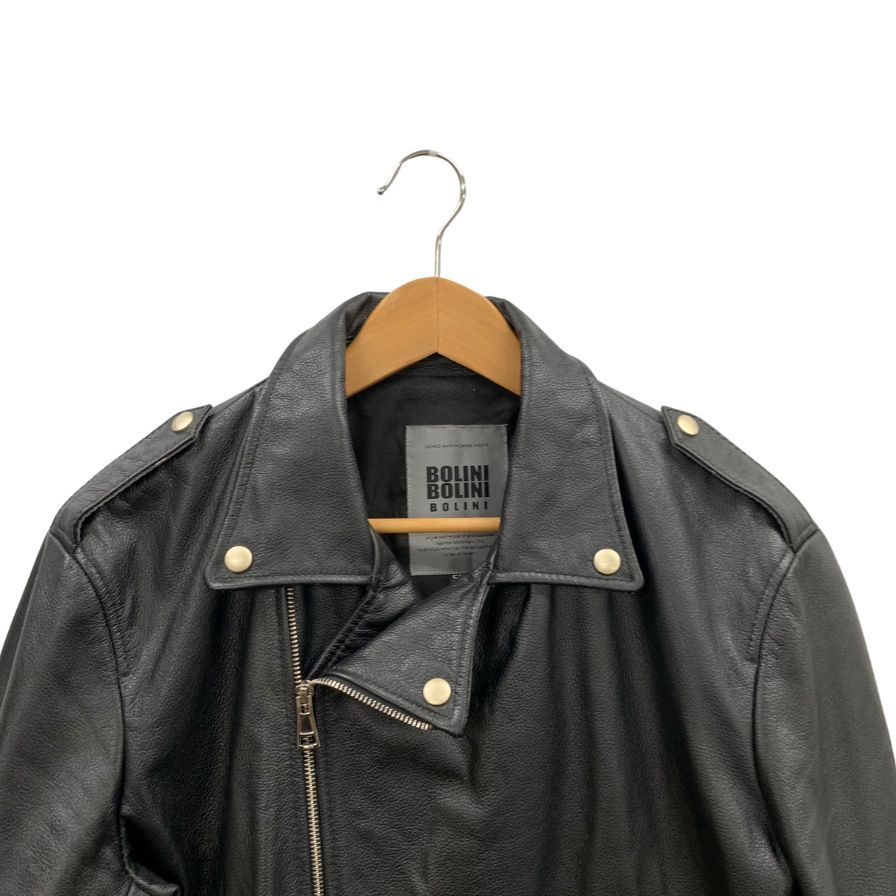 BOLINI ライダースジャケット ボリーニ BOLINI BOLINI MILANO ダブルライダース ラムスキン