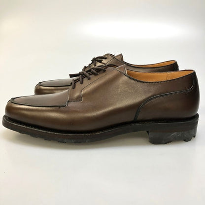 クロケット＆ジョーンズ レザーシューズ MORETON Uチップ 292ラスト メンズ サイズUK8.5E ダークブラウン CROCKETT&JONES ビジネスシューズ 約27.0cm【LA】【中古】