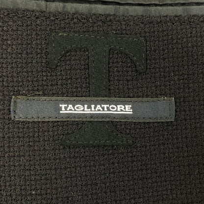 美品◆タリアトーレ テーラードジャケット シングル ウール 1SMC22K サイズ44R ネイビー TAGLIATORE 【AFA15】