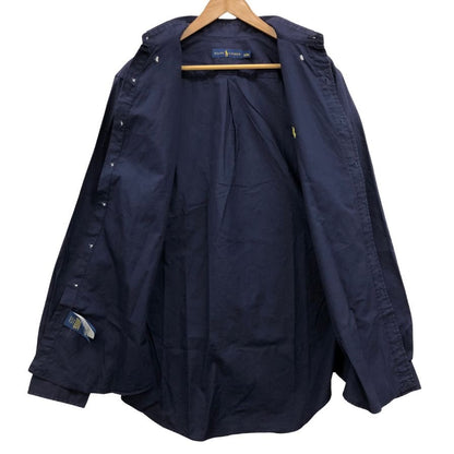美品◆ラルフ ローレン BDシャツ 710572857002 ネイビー サイズL メンズ  Ralph Lauren 【AFB6】
