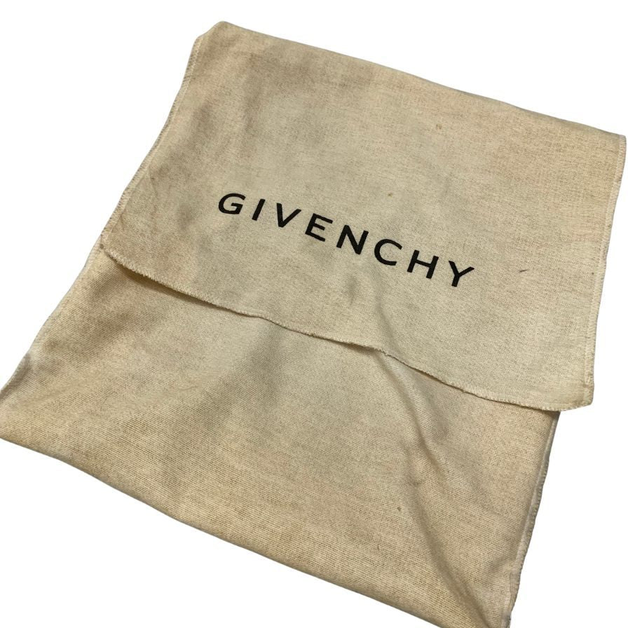 中古◆ジバンシー ショルダーバッグ キャンバス×レザー 総柄 レディース ブラウン系 GIVENCHY【AFE11】