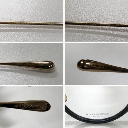 オリバーピープルズ メガネ marett ブラック×ゴールド OLIVER PEOPLES【AFI15】