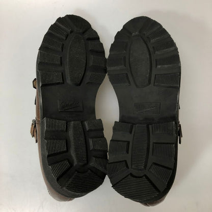 パラブーツ ダブルモンク ウィリアム  グレインレザー ブラウン ブラウン メンズ サイズUK6.5 PARABOOT ビジネスシューズ 約25.0cm【LA】【中古】