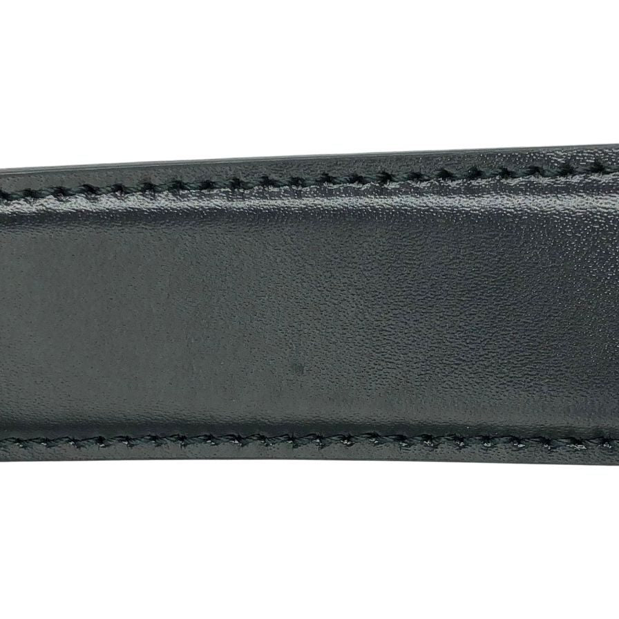 グッチ レザーベルト G金具 ブラック×ブラウン メンズ 124691 1476 100 40 GUCCI【AFI27】