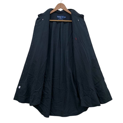 ラルフローレン ボタンダウンシャツ シルク混 ネイビー サイズXL Ralph Lauren【LA】