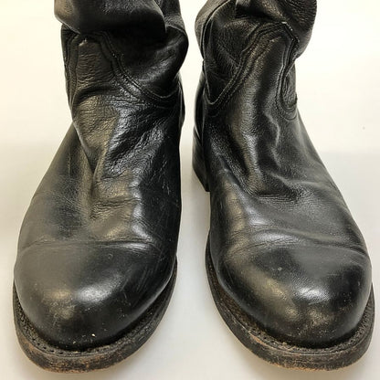 ルケーシー 2000 ウエスタンブーツ ブラック メンズ サイズ7.5E T0082C2 Lucchese 約25.5cm【AFC30】