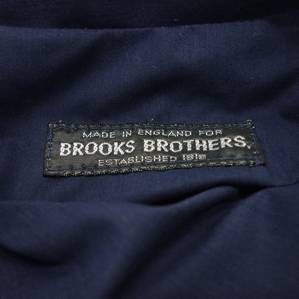 Good condition◆Brooks Brothers coat with belt Men's size 36 Navy BROOKS BROTHERS [AFB53] 