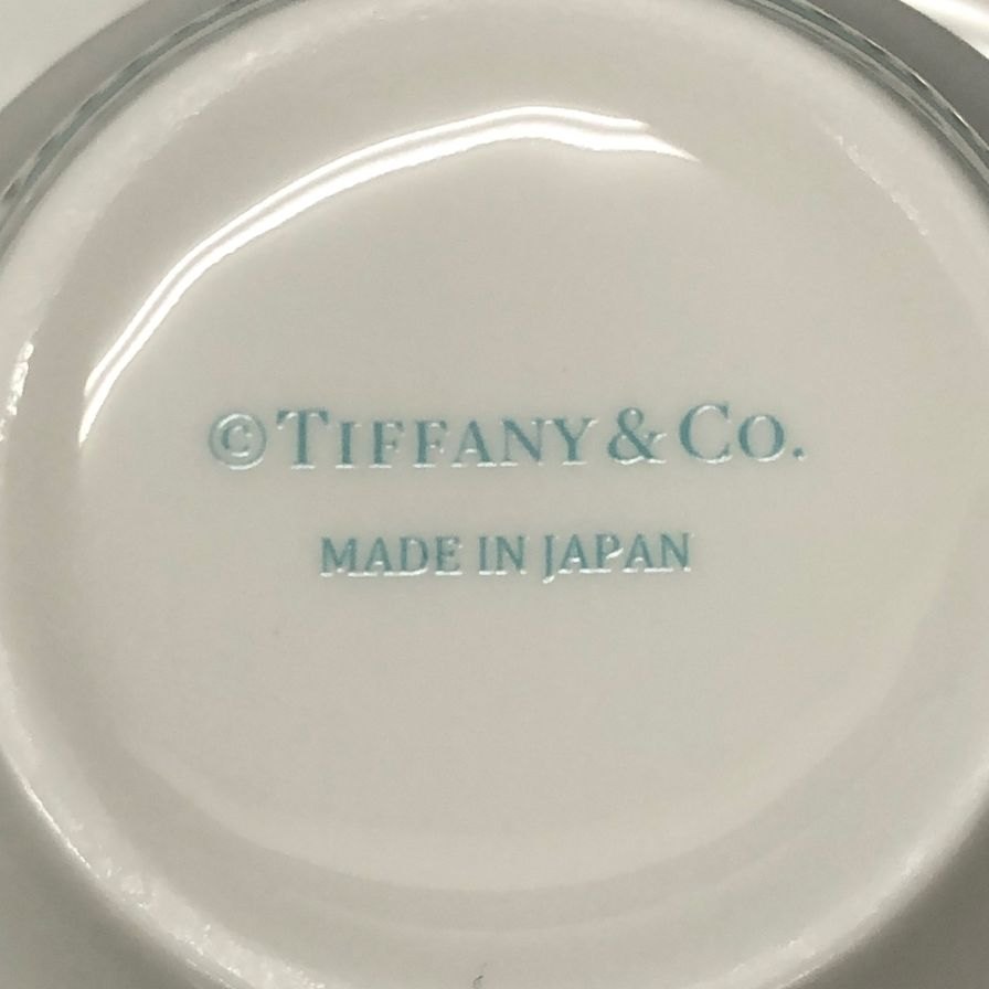 ティファニー ティーカップ 2客 ユニセックス  ホワイト TIFFANY & Co.【AFI28】【中古】