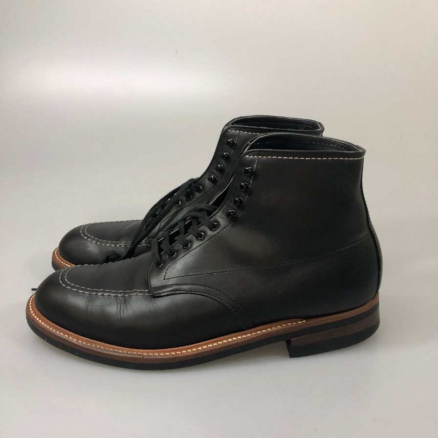 オールデン 401 インディーブーツ カーフ  ブラック メンズ ブラック  サイズUS9D alden ブーツ 約26.5cm【LA】【中古】