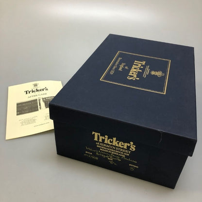 トリッカーズ M2508 ウィングチップ カントリーブーツ メンズ サイズ 8ハーフ ネイビー Tricker’ｓ ブーツ 約27.5cm【LA】【中古】
