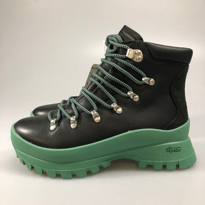 メレル ブーツ トレッキングブーツ Bristol MID レディース サイズ24.5 ブラック グリーン系 MERRELL 約24.5cm【AFD8】