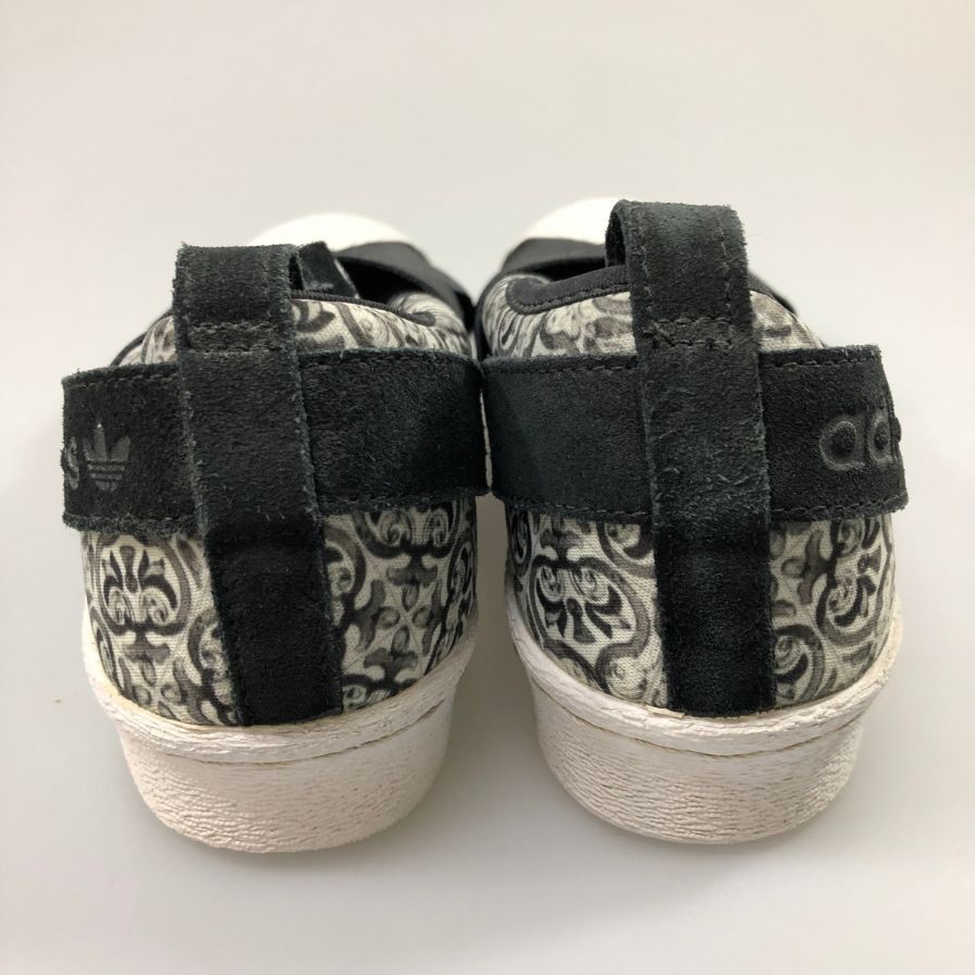 アディダス スリッポン BY9141 ブラック系 レディース サイズ22.5 adidas 約22.5cm【AFC46】