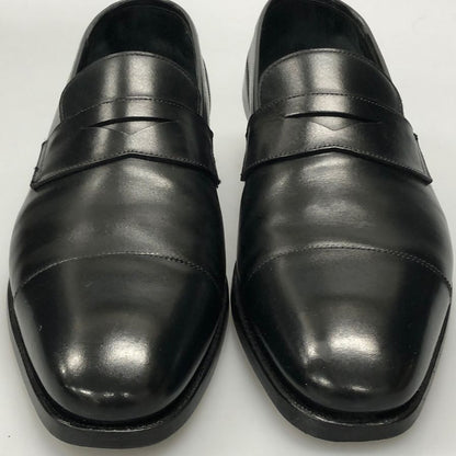 クロケット＆ジョーンズ ローファー レザーシューズ scotney サイズ8D ブラック メンズ Crockett&Jones ローファー 約26.5cm【LA】【中古】