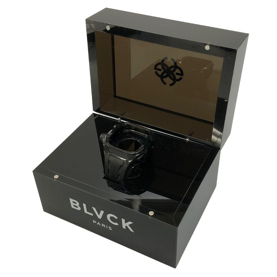 ゴールデン コンセプト×ブラックパリス Apple Watchケース ブラック RSTRIII49 世界限定249本 Golden Concept×Blvck Paris【AFI19-2】【中古】