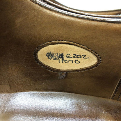 エドワードグリーン ストレートチップ ダークオーク 202ラスト サイズUK8.5E EDWARD GREEN ビジネスシューズ 約27.0cm【LA】【中古】