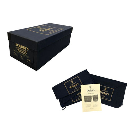 トリッカーズ L5633 カントリーシューズ カーフ スエード レッド UK4ハーフ Tricker’s ビジネスシューズ 約23.0cm【LA】【中古】