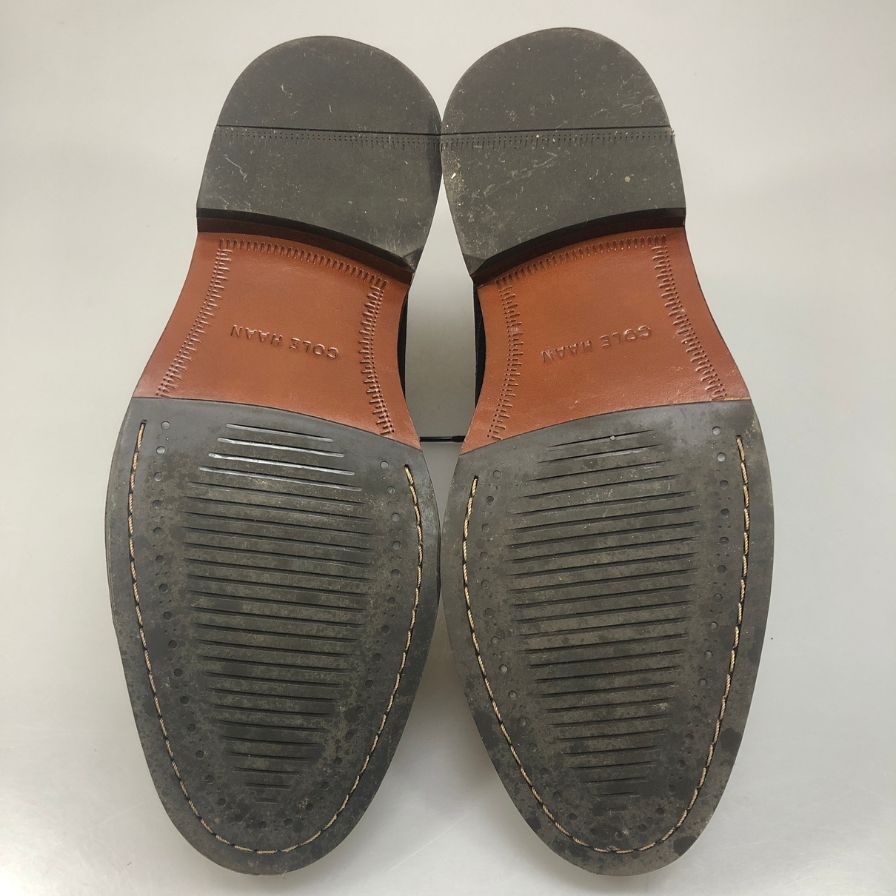 コールハーン チャッカブーツ グレインレザー×スエード コンビ C26131 メンズ ブラック サイズUK8.5 COLE HAAN 約27.0cm【AFD2】