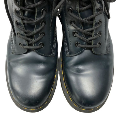 ドクターマーチン レースアップブーツ 8ホール ジェイドン レザー サイズUK9  GV01V メンズ ブラックネイビー Dr.Martens JADON 約28.0cm【AFC31】