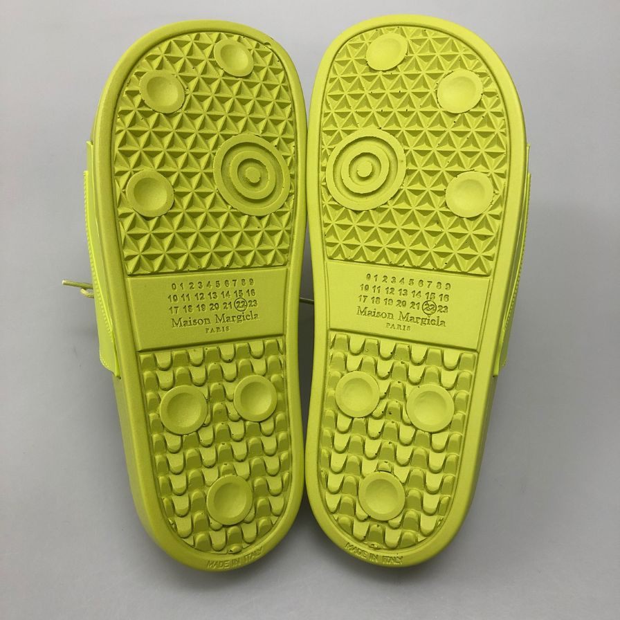 メゾン マルジェラ サンダル S58WX0100 ラバー グリーン系 サイズ37 レディース Maison Margiela 約24.0cm【AFD5】