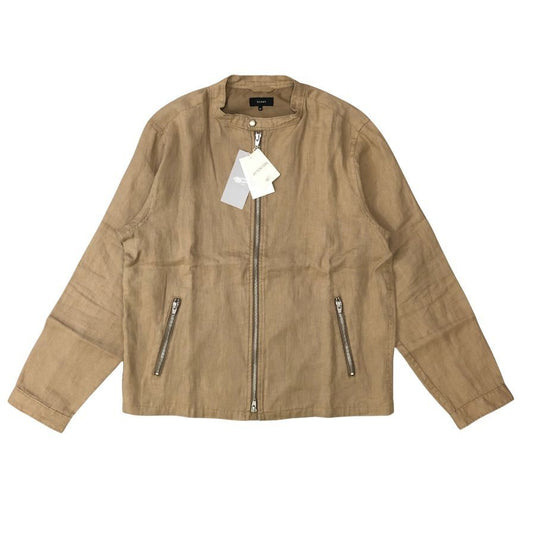 美品◆ビームス リネン シングルライダース ベージュ サイズ M BEAMS 【AFB20】