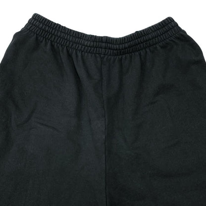 バレンシアガ 24SS ハーフパンツ スウェット ダメージ加工 ブラック ユニセックス サイズXXS 676137 BALENCIAGA 【AFB32】
