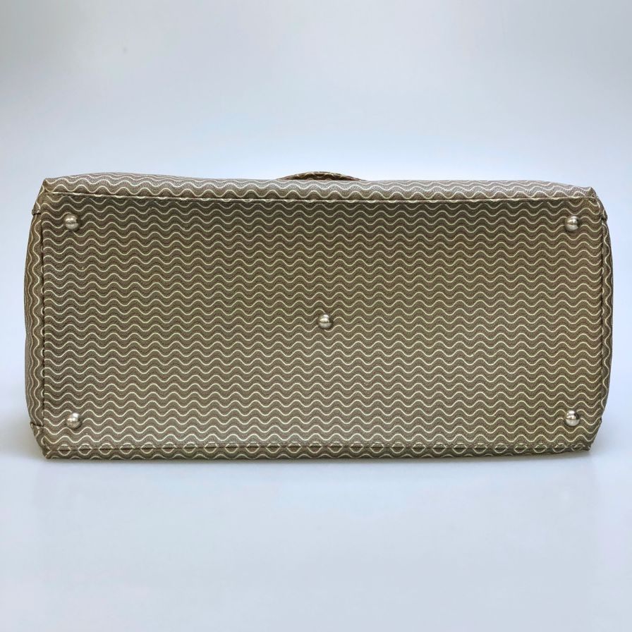 ザネラート ポスティーナ 50'S ショルダーバッグ メンズ 総柄 グレー系 ZANELLATO【AFE9】