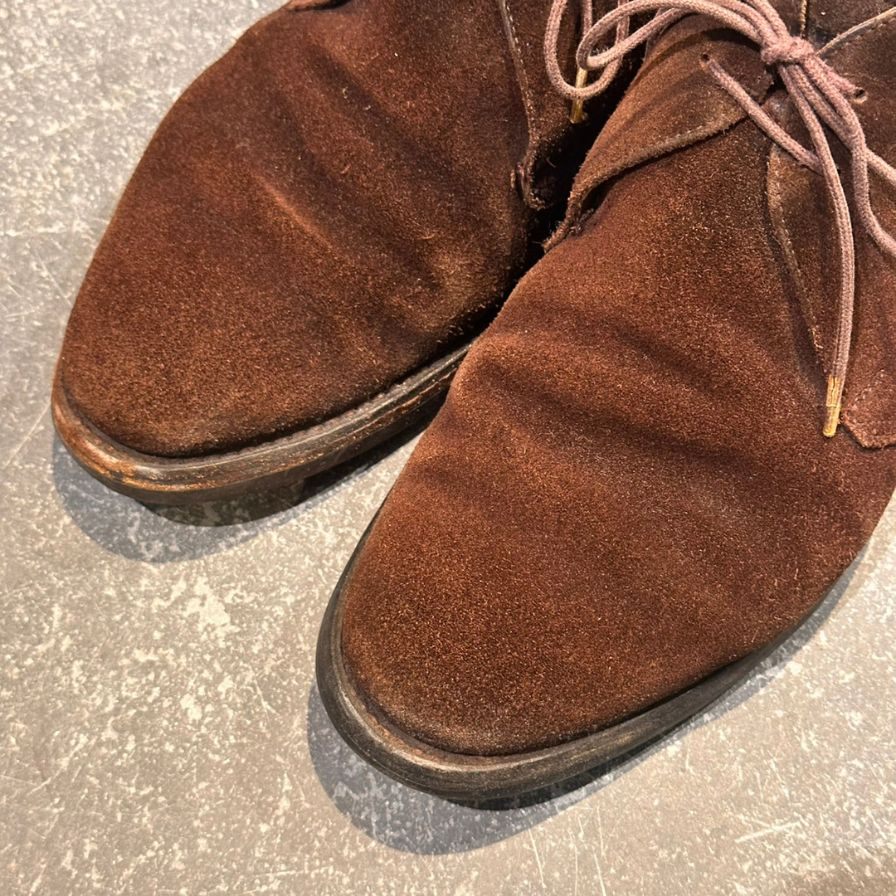 クロケット&ジョーンズ チャッカブーツ チャートシー3 スエード ブラウン サイズUK6.5E CROCKETT&JONES ブーツ 約25.0cm【LA】【中古】
