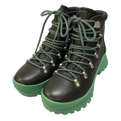 メレル ブーツ トレッキングブーツ Bristol MID レディース サイズ24 ブラック グリーン系 MERRELL 約24.0cm【AFD4】