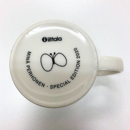 イッタラ×ミナペルホネン マグカップ スペシャルエディション 2020 バード 陶器 ユニセックス ホワイト iittala×mina perhonen【AFI28】【中古】