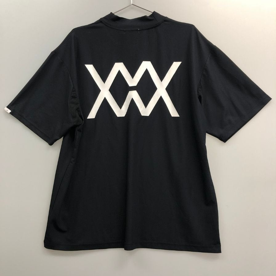 極美品◆ワットエバー モックネックTシャツ ブラック レディース サイズXL Whatever. 【AFB36】