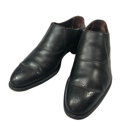 ジョセフチーニー Clarence スリッポン サイドエラスティック カーフ ブラック サイズUK6.5 JOSEPH CHEANEY 約25.5cm【AFC48】