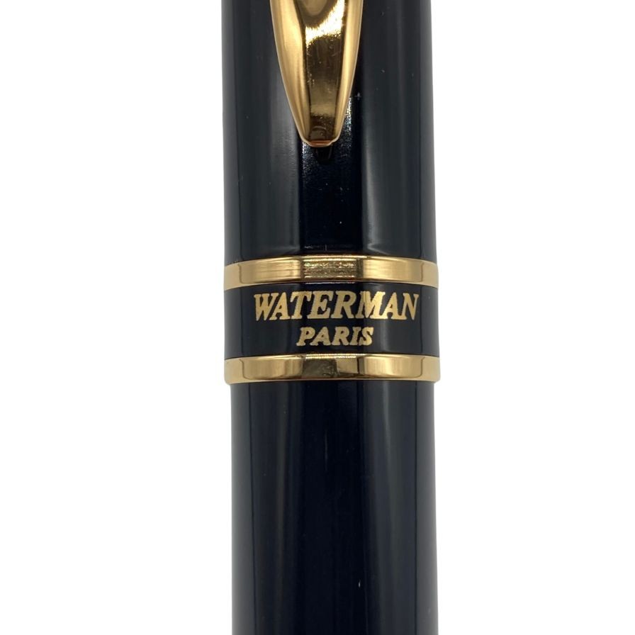 ウォーターマン 万年筆 エキスパート エッセンシャル ブラック ゴールド Fニブ WATERMAN【AFI17】