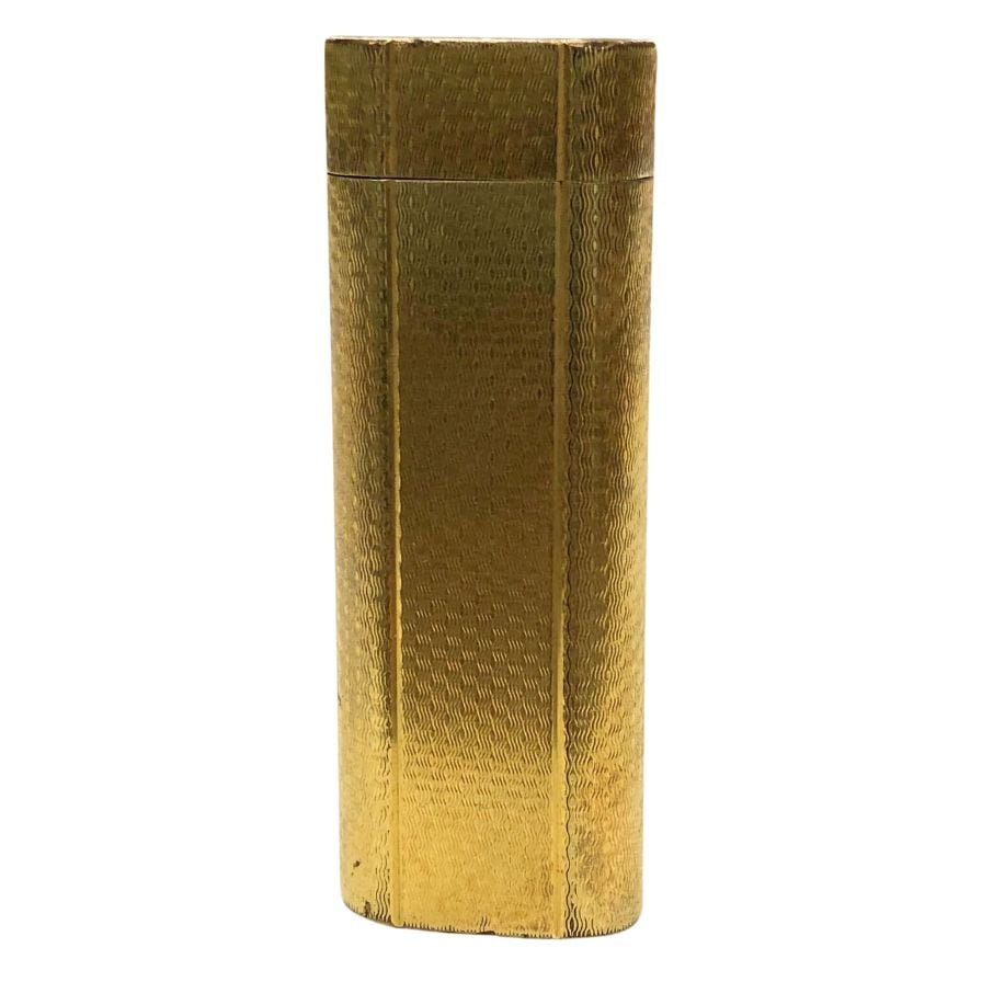 カルティエ ライター ゴールド オーバル  ガスライター Cartier