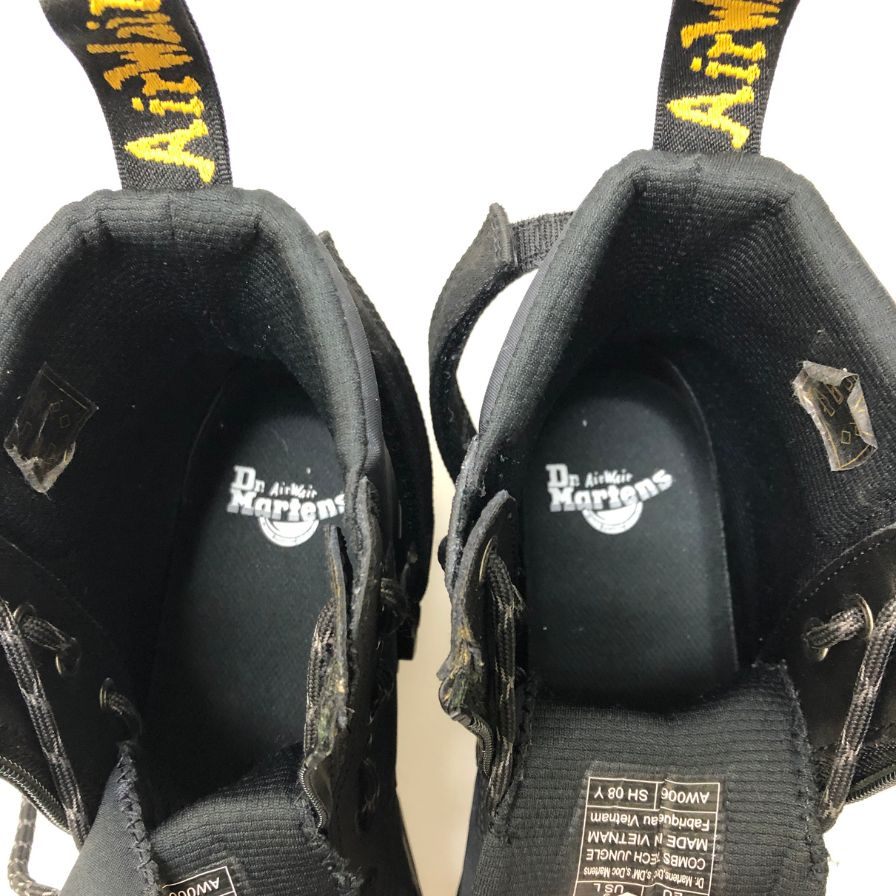 ドクターマーチン ワークブーツ COMBS TECH JUNGLE 8ホール ブラック メンズ サイズ27.5cm Dr.Martens 約27.5cm【AFC40】